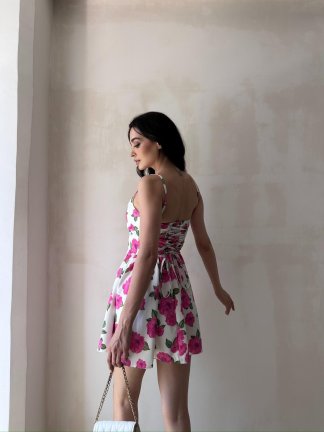 GARDEN Elbise 8559 - Pembe - 3