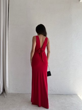 GEMMA Maxi Elbise 5107 - Kırmızı - 3