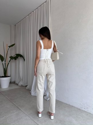 GERARD Pantolon 5674 - Krem - 4