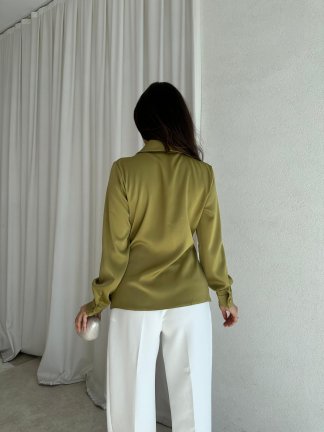 GİNGER Bluz 0685 - Yağ Yeşili - 3