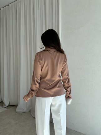 GİNGER Bluz 0685 - Vizon - 4