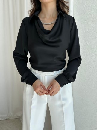 GİNGER Bluz 0685 - Siyah - 3