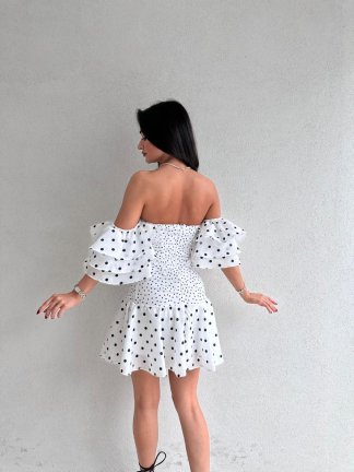 Gipe Detaylı Mini SİLVA Elbise 8391 - 4