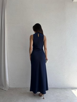 GODWİN Maxi Elbise 6493 - Lacivert - 3