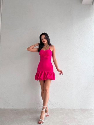 ARNOLD Elbise 3829 - Fuşya - 2