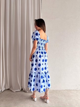 GOLDA Midi Elbise 1333 - 3