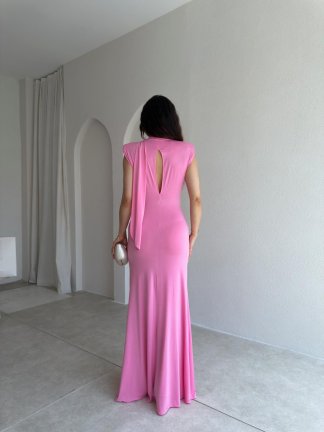 GOSH Maxi Elbise 6365 - Pembe - 3