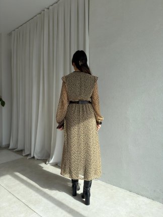 GRACE Elbise 1548 - Vizon - 3