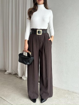 GRASİA Pantolon 8695 - Acı Kahve - 3