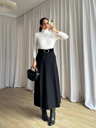 GRETA Midi Etek 8697 - Siyah - 3