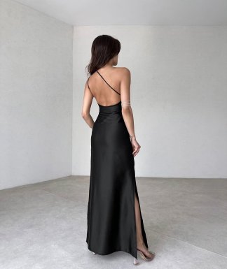 GUMBALL Maxi Elbise 2906 - Siyah - 2