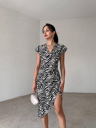 GUSTO Mini Elbise 3723 - Siyah 