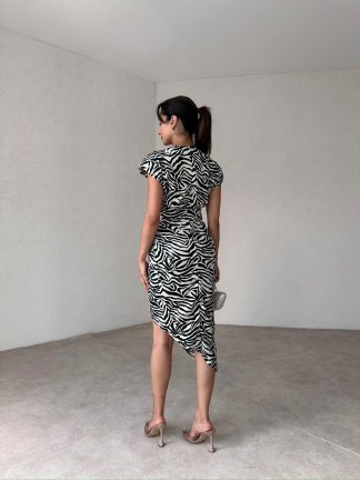 GUSTO Mini Elbise 3723 - Yeşil - 2