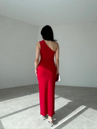 NARCOS Elbise 8491 - Kırmızı - 4