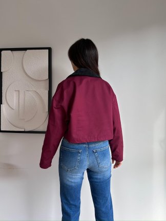 HAMPTON Ceket 8259 - Bordo - 3