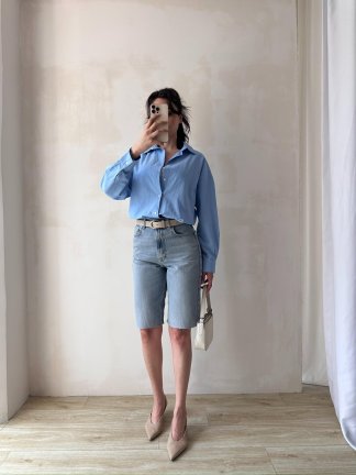 HAWAİ Şort 2458 - Mavi - 3