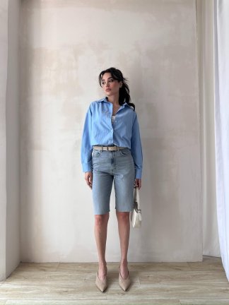 HAWAİ Şort 2458 - Mavi - 4