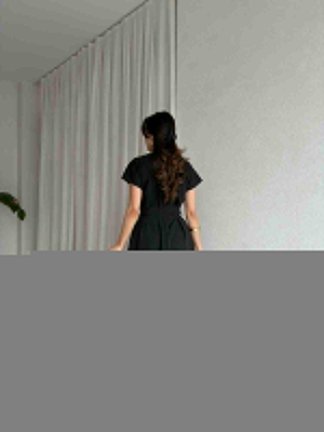 HELEN Midi Elbise 8881 - Siyah - 3