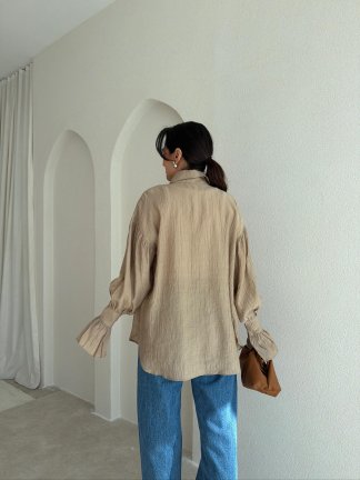  HELGA Gömlek 6856 - Vizon - 3