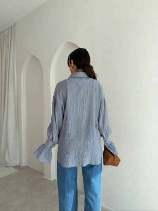 HELGA Gömlek 6856 - Gri - 3