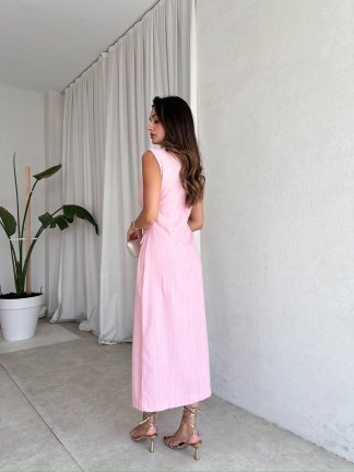 HEWSON Midi Elbise 9238 - Pembe - 3