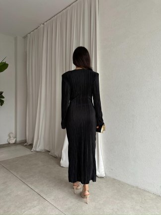 HİDE Midi Elbise 8530 - Siyah - 4
