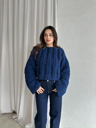 Homemade VESPER Kazak 4787 - Lacivert - 1