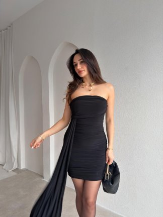 HOPE Mini Elbise 6646 - Siyah 