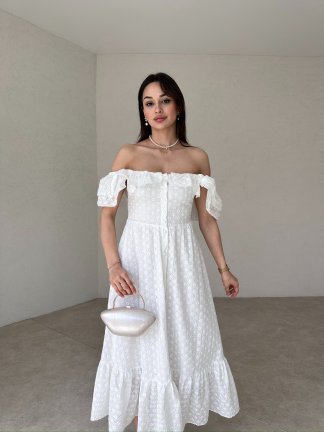 HUGHART Midi Elbise 2019 - 1