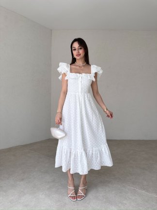 HUGHART Midi Elbise 2019 - 2