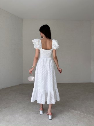 HUGHART Midi Elbise 2019 - 3