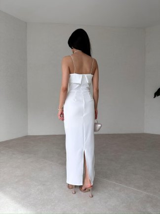 CAMERON Elbise 3278 - Beyaz - 3