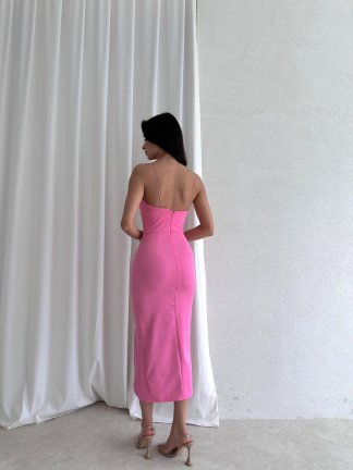 BELLA Elbise 1805 - Pembe - 3