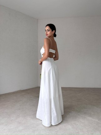 JAREND Maxi Elbise 7767 - 3