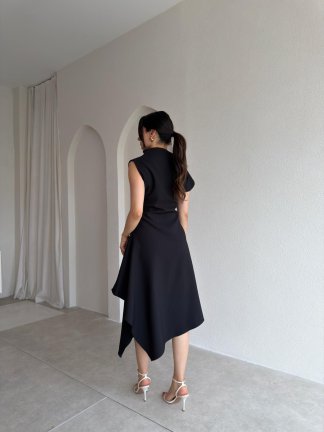 JARRİEL Midi Elbise 8091 - Mürdüm - 3