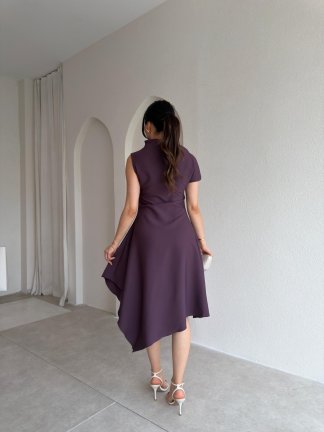 JARRİEL Midi Elbise 8091 - Siyah - 3