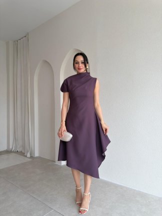 JARRİEL Midi Elbise 8091 - Siyah - 2