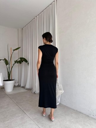 JARVİS Midi Elbise 8051 - Siyah - 3