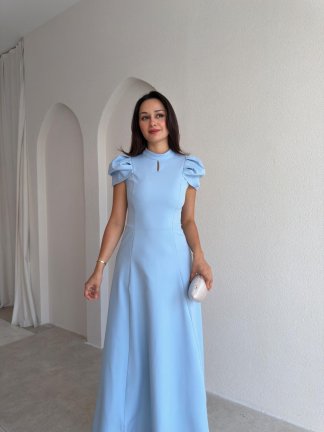 JASMY Midi Elbise 1508 - Bebe Mavisi - 2