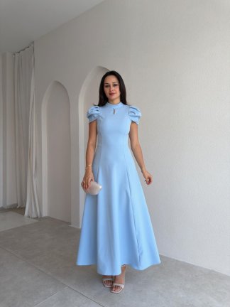 JASMY Midi Elbise 1508 - Bebe Mavisi 