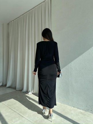 JAYDEN Elbise 8308 - Siyah - 4