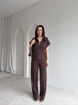 JENNA Takım 9007 - Acı Kahve 