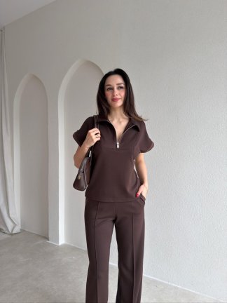 JENNA Takım 9007 - Acı Kahve - 2