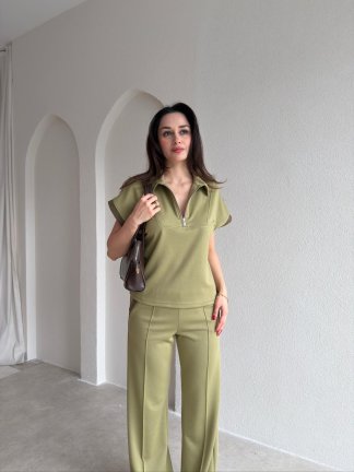 JENNA Takım 9007 - Haki - 2