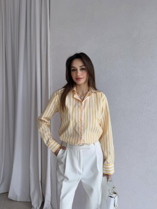 JERRY Gömlek 3134 - Sarı 