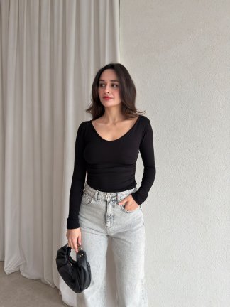 JESSİE Bodysuit 8861 - Siyah 