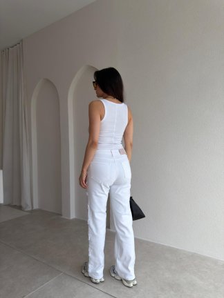 JESUS Jean 5555 - Beyaz - 5