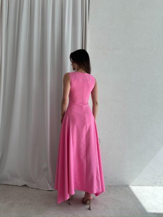 JOLENE Maxi Elbise 5055 - Pembe - 3