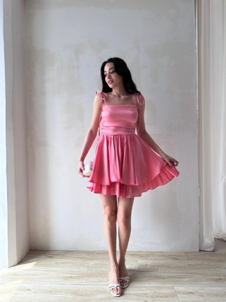 JONATHAN Mini Elbise 4834 - Pembe - 3