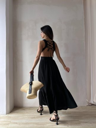 JOULE Maxi Elbise 7711 - Siyah - 2